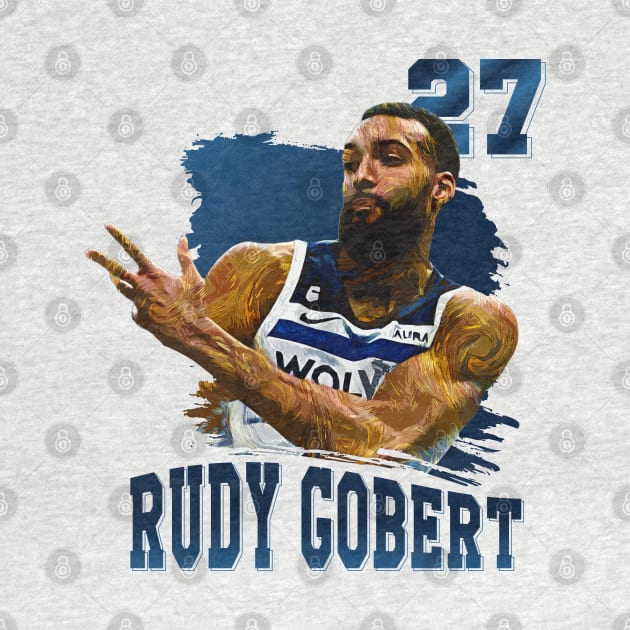 Rudy Gobert by Aloenalone